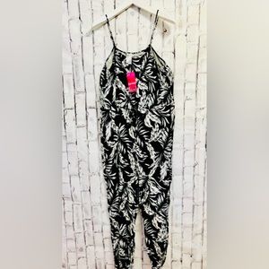 GOA Tropical Leaf Printed Jumpsuit